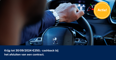 Actie! Tijdelijk €250 cashback!